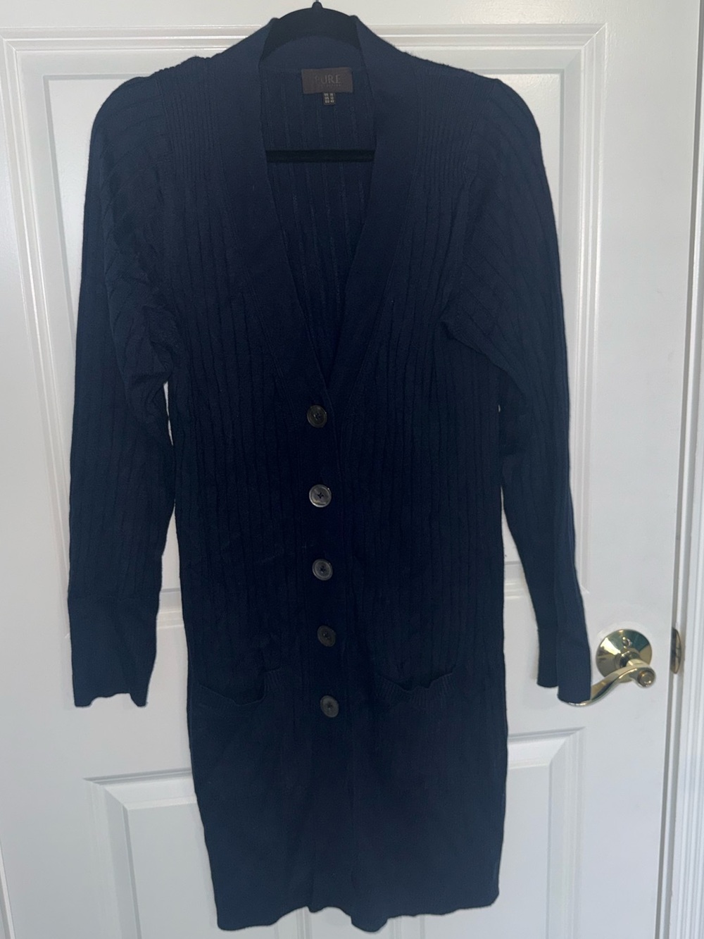 Pure Cashmere Long Cardigan